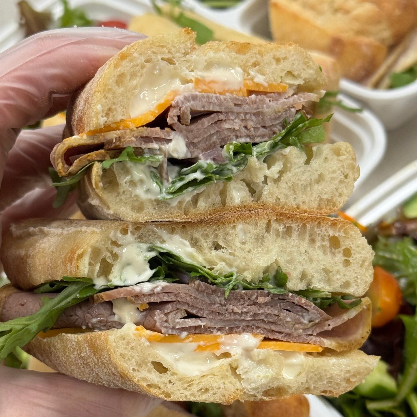 Cold Box (Sandwiches and salad)