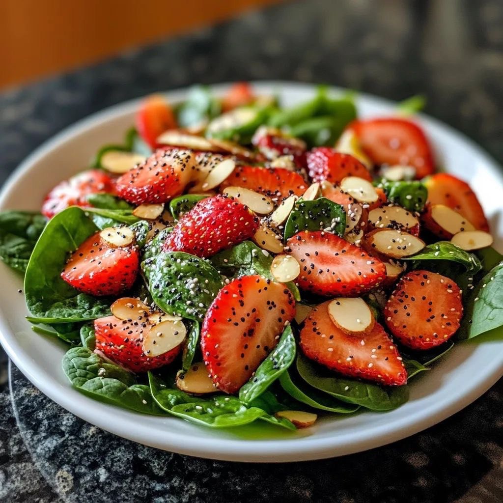 Strawberry Spinach Salad