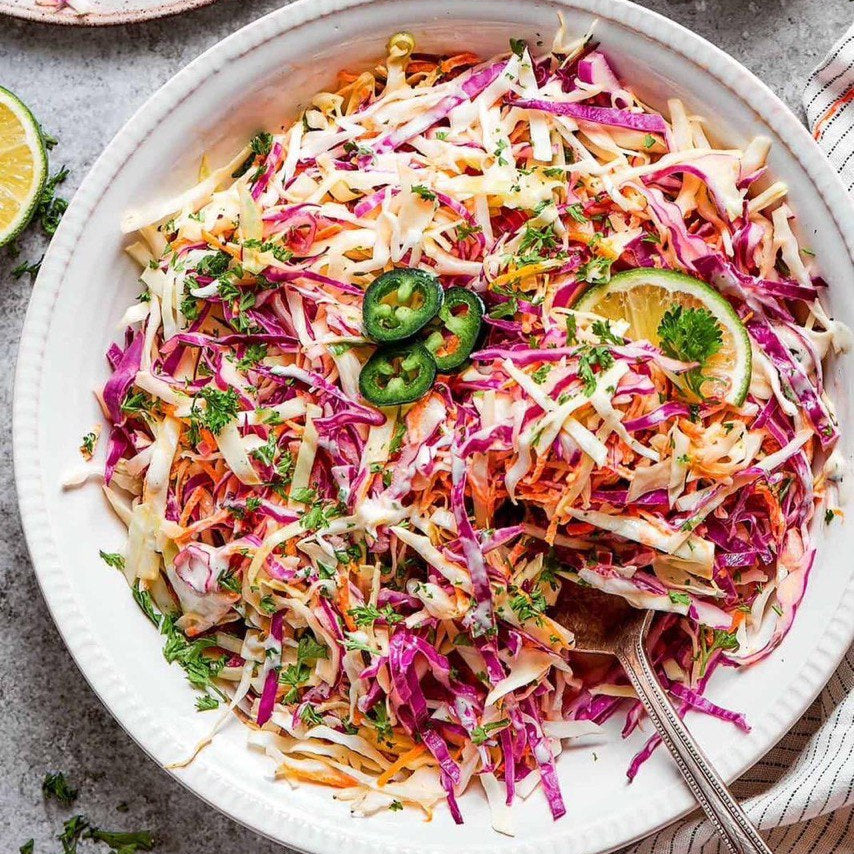 Coleslaw with Maple Dressing