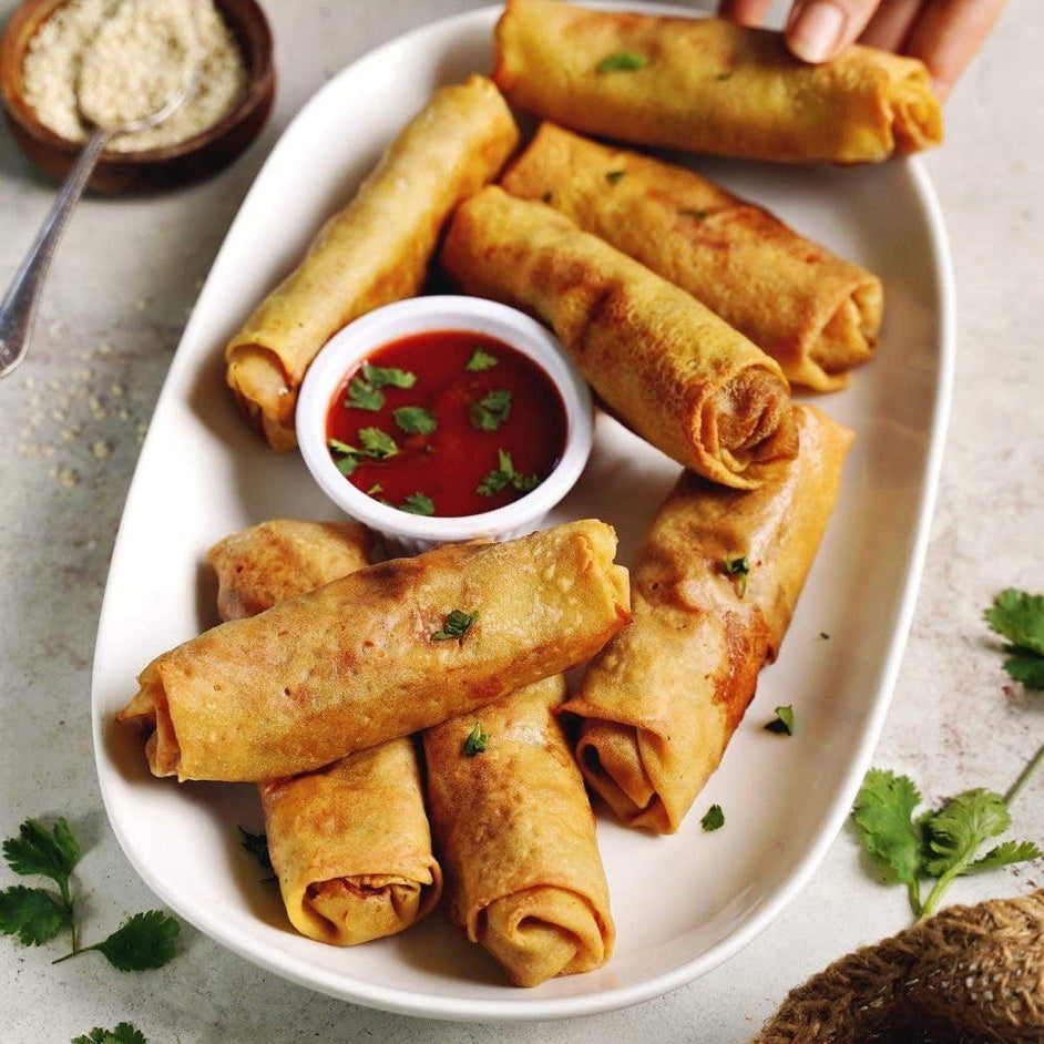 Vegetable Spring Rolls (Asian Fusion)