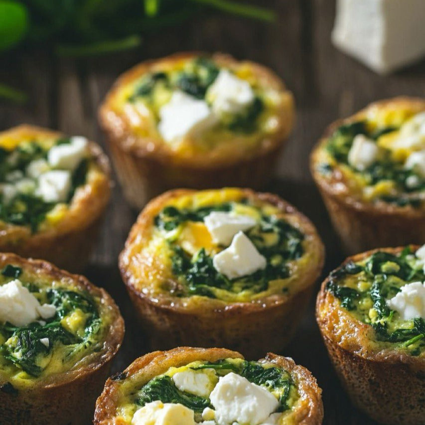 Mini Spinach Tarts (V)