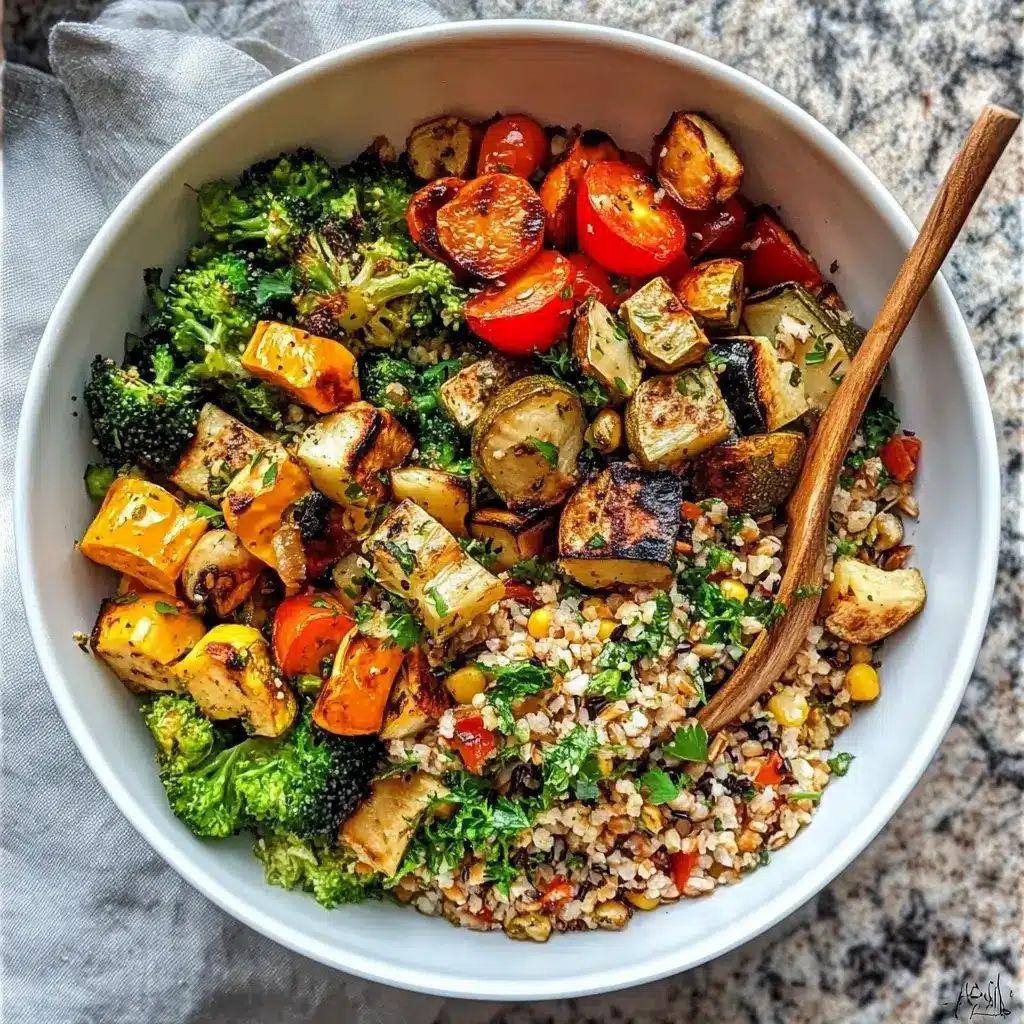 Roasted Veggie Grain Bowl (Vegan, Nut-Free)
