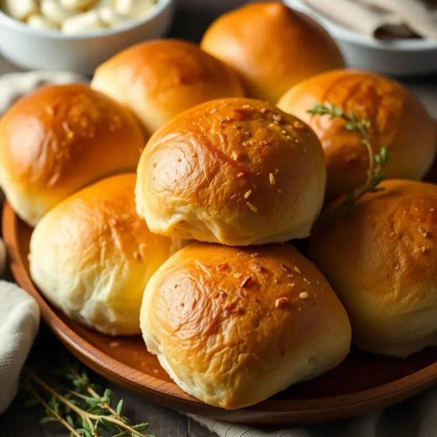 Dinner Rolls with Butter