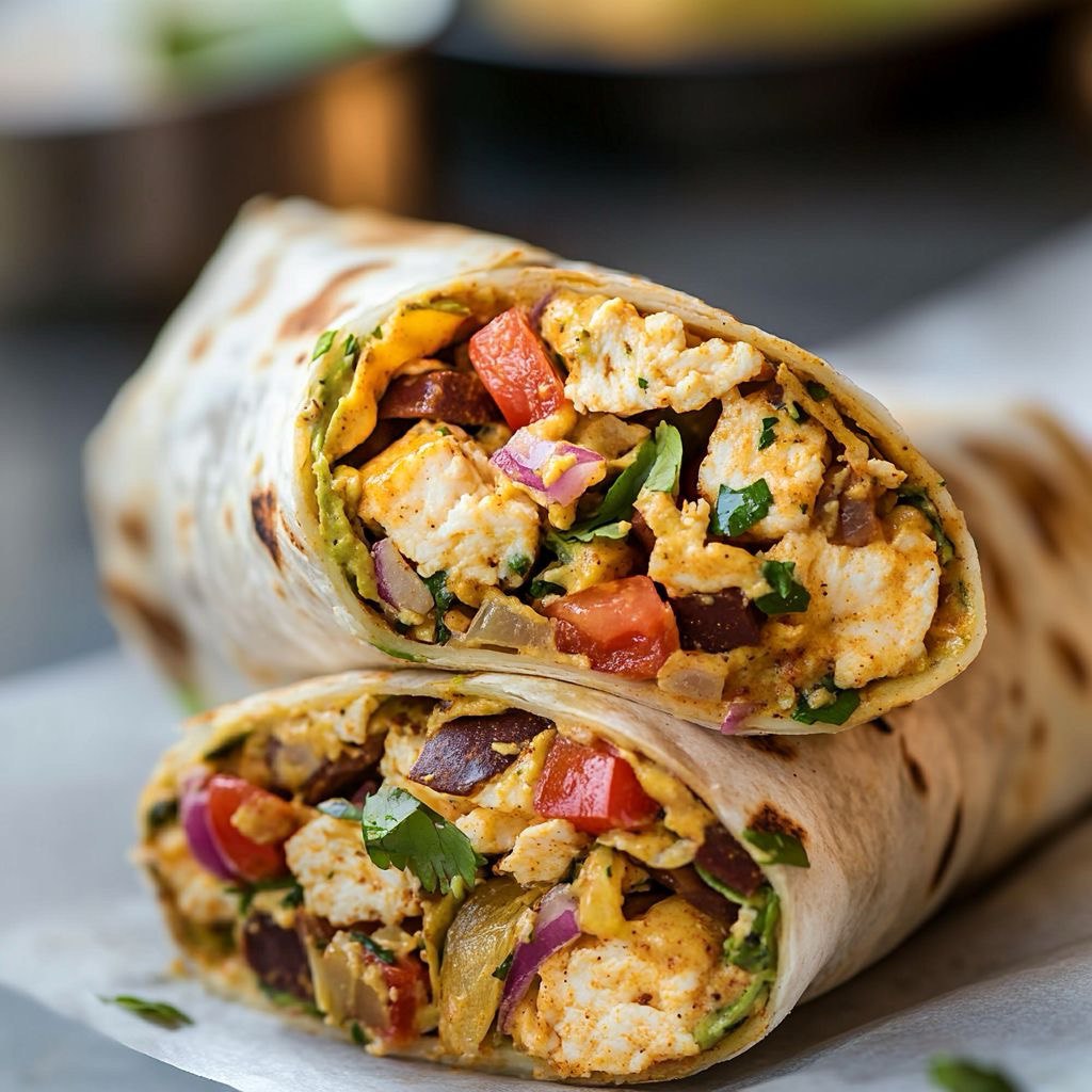 Vegetarian Breakfast Burrito