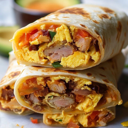 Chicken Sausage Breakfast Burrito