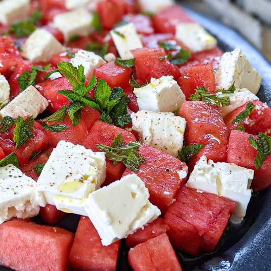 Watermelon Feta Mint Salad