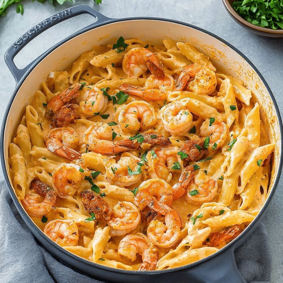 Buffalo Chicken Pasta Bake