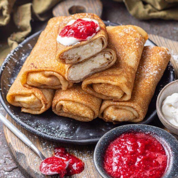 Sweet Cheese Crepes (Eastern European)