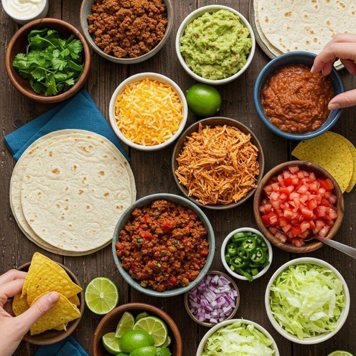 Tacos (Chicken / Beef / Veggie) (Mexican)