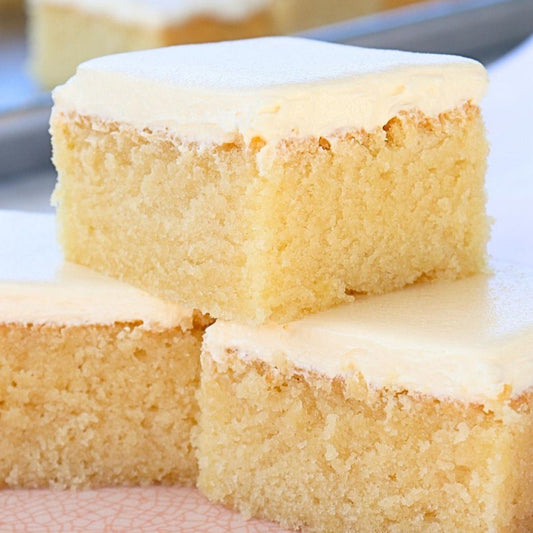 Vanilla Cake Squares (V)