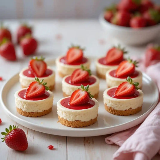 Mini Cheesecakes (V, GF option)