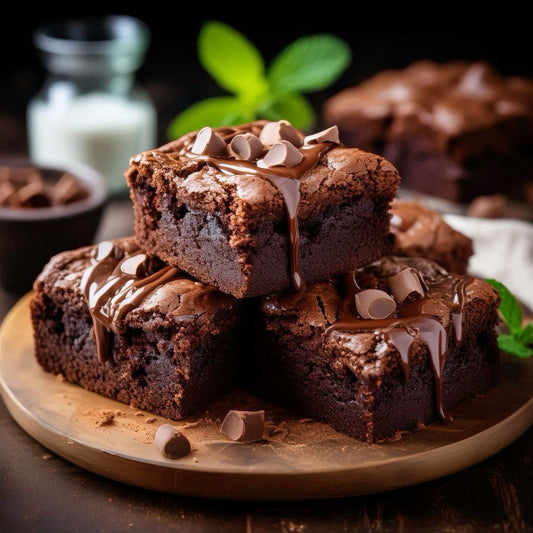 Fudgy Chocolate Brownies (V)