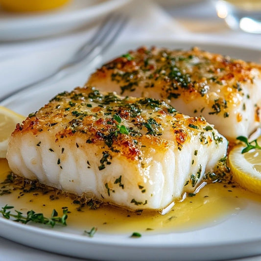 Pan-Seared Cod with Herb Butter (GF)