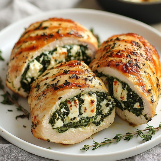 Stuffed Chicken Roulade with Spinach & Ricotta