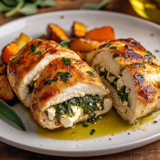Herb-Stuffed Chicken Supreme (GF)