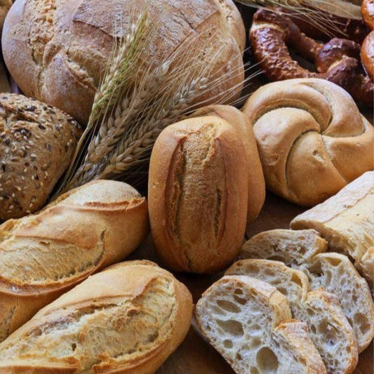 Assorted Artisan Bread Basket (sourdough, multigrain, baguette)